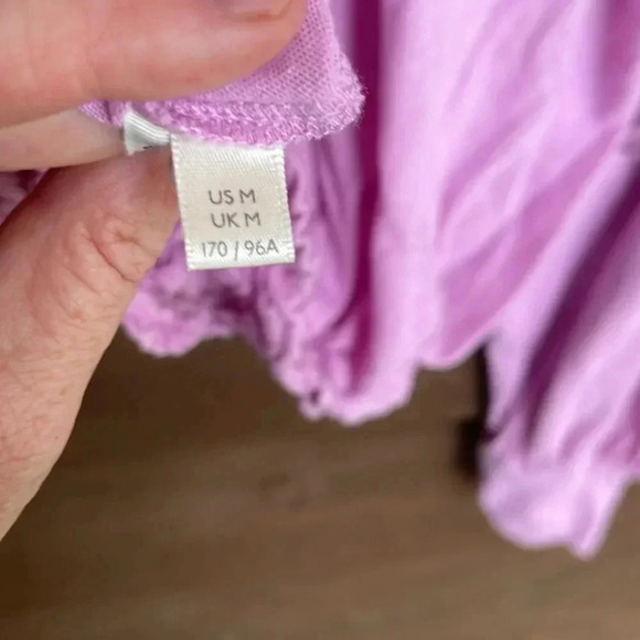 Free people, crop peasant, top pink color, size medium - Picture 5 of 5